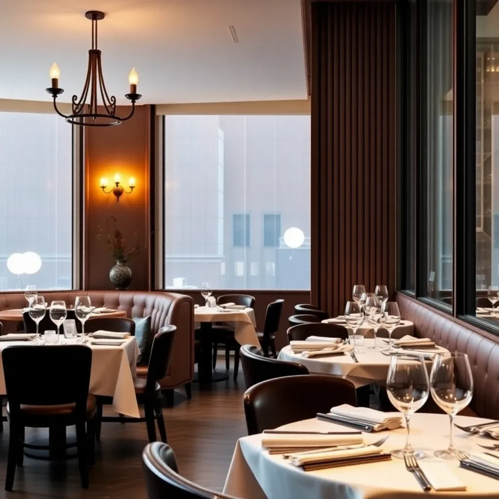 Restaurant dining room ambiance