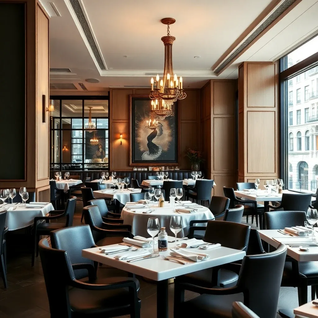 Restaurant dining room ambiance