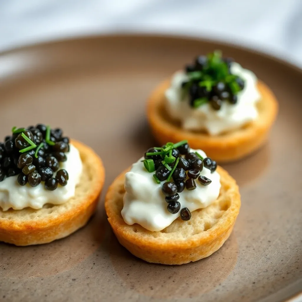 Oscietra Caviar Blini