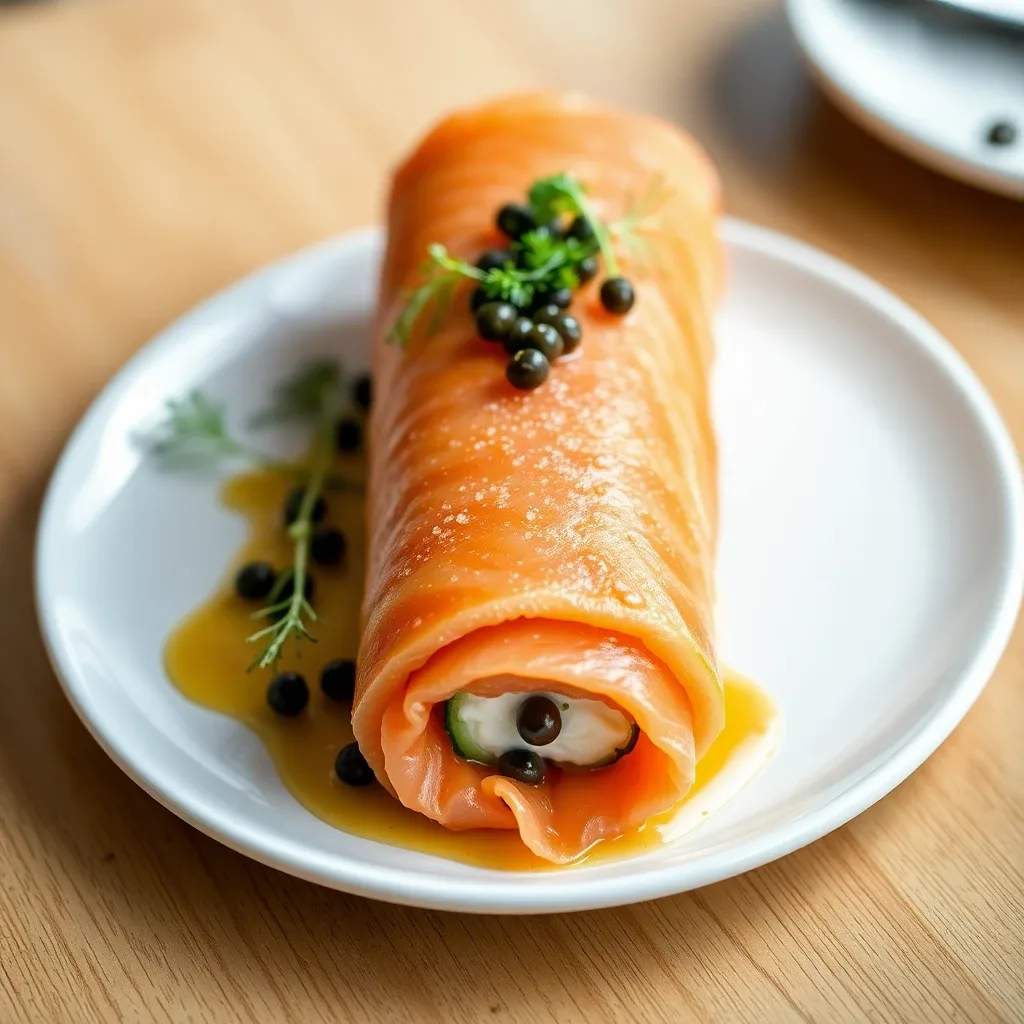 Smoked Salmon Roulade