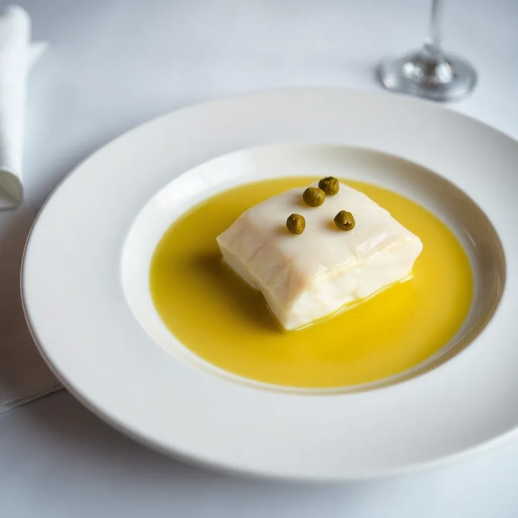 Butter-Poached Nova Scotia Halibut